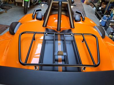 Gepäckträger für Rewaco Trike Automatik  LT / ST / GT schwarz beschichtet