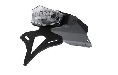 Evotech Performance Kennzeichenhalter für Yamaha MT-125 2014-2019 mit klaren Rücklicht