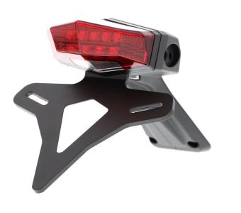 Evotech Performance Kennzeichenhalter für KTM 890 Duke R 2020+ mit rotem Rücklicht