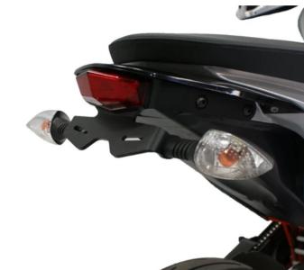 Evotech Performance Kennzeichenhalter für KTM Duke 690 2012-2019 (rot)