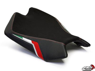 Luimoto Seat Cover Team Italia Suede Driver for Aprilia RSV4 2009-20