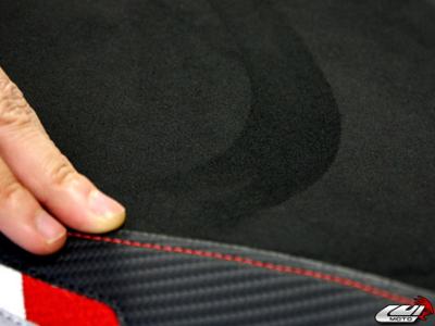 Luimoto Seat Cover Team Italia Suede Driver for Aprilia RSV4 2009-20