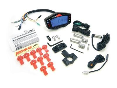 Koso DB-03 Racing-Cockpit, Geschwindigkeit, U/min, ABE, mit Ganganzeige