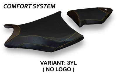 Tappezzeria Italia Sitzbankbezug Model Essen Schwarz Komfortsystem für BMW S1000RR 09-11