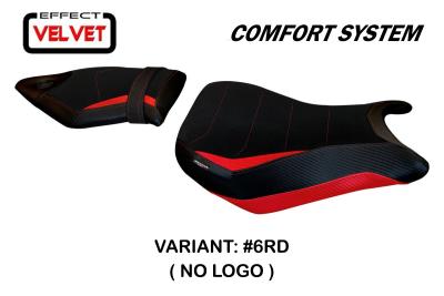Tappezzeria Italia Seat Cover Model Vittoria 2 Effect Velvet Comfort System for BMW S1000RR 15-18