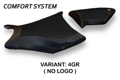 Tappezzeria Italia Sitzbankbezug Model Essen Schwarz Komfortsystem für BMW S1000RR 09-11
