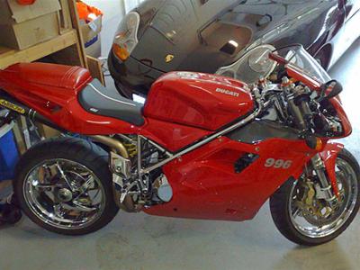 Preview: Luimoto Sitzbezug Team Italia Fahrer für Ducati 748 916 996 998 94-04 Monoposto