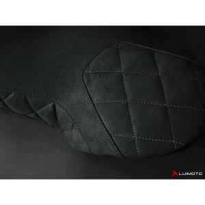 Luimoto Sitzbankbezug Diamond Fahrer für Ducati xDiavel 16-21 (Original Sitzbankform)