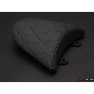 Luimoto Sitzbankbezug Diamond Beifahrer für Ducati xDiavel 16-21 (Original Sitzbankform)