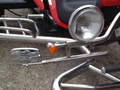 Wohnwagenspiegel Set  Edelstahl für Trike