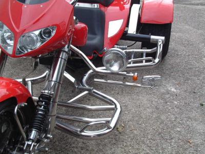 Wohnwagenspiegel Set  Edelstahl für Trike