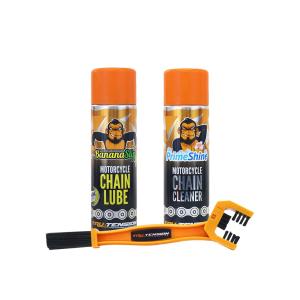 BananaSlip Kettenspray + Kettenreiiger + Renigungsbürste Set