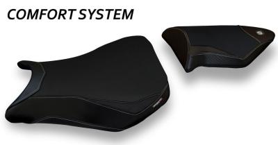 Preview: Tappezzeria Italia Sitzbankbezug Model Dacca Schwarz Komfortsystem für BMW S1000RR 12-14