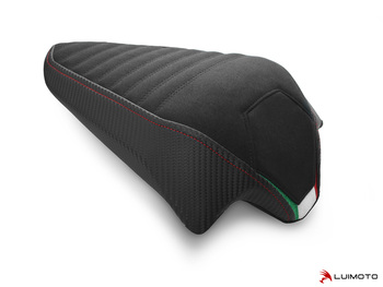 1513201 SUEDE BLACK/CF BLACK/RED STITCH/ITALIAN FLAG EMBROIDERY