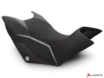 1541106 TEC-GRIP/ALUMINUM SILVER/CF BLACK/RED STITCHING