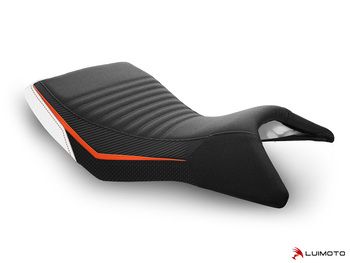 11221102 TEC-GRIP/CF BLACK/DARK ORANGE/PERF. BLACK/WHITE/ORANGE STITCH