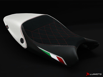 1221108 RED DIAMOND/SUEDE/CF BLACK/CF PEARL/RED STITCH PANELS