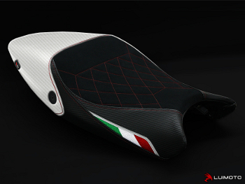 1221108 RED DIAMOND/SUEDE/CF BLACK/CF PEARL/RED STITCH PANELS