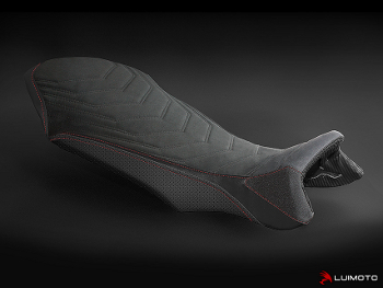 7081103 SUEDE/BLACK/TEC-GRIP/PERFORATED BLACK/RED STITCH
