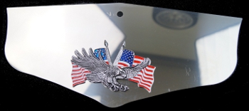 Schmutzfänger mit Adler mit US Flagge