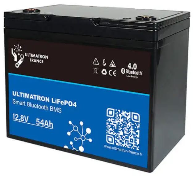 Ultimatron LiFePO4 12.8V 54Ah Lithium Batterie Smart für Mover