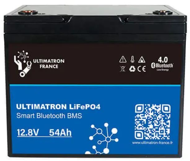 Ultimatron LiFePO4 12.8V 54Ah Lithium Batterie Smart für Mover