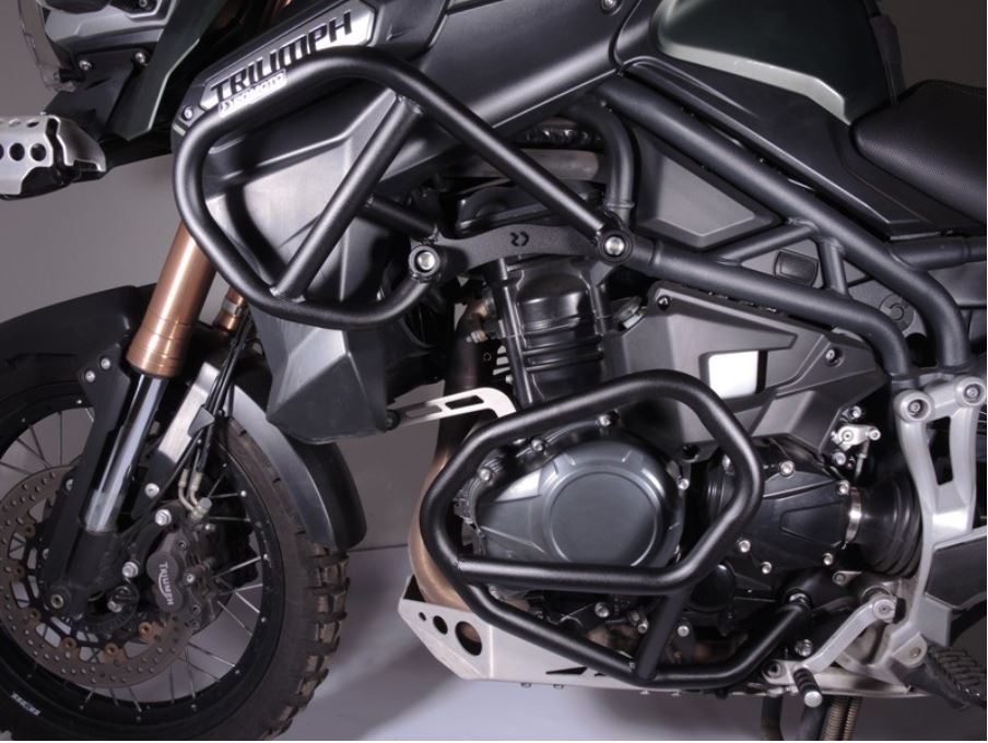 RD-Moto Sturzbügel unten schwarz für Triumph Tiger 1200 Explorer / XC