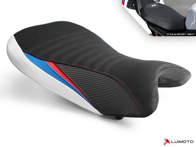 Luimoto Sitzbankbezug Motorsport Fahrer für BMW S1000RR 2019-22 (M Sport Sitzbank)