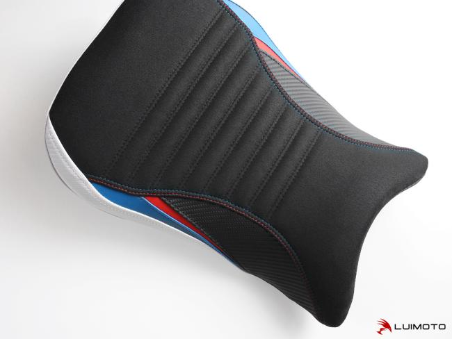 Luimoto Sitzbankbezug Motorsport Fahrer für BMW S1000RR 2019-22 (M Sport Sitzbank)