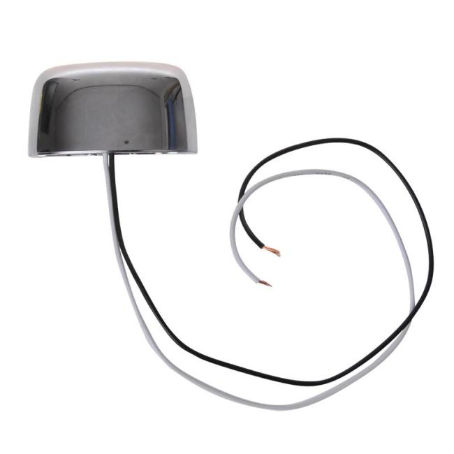 Kennzeichenleuchte 12V / 24V 76x41mm LED chrom