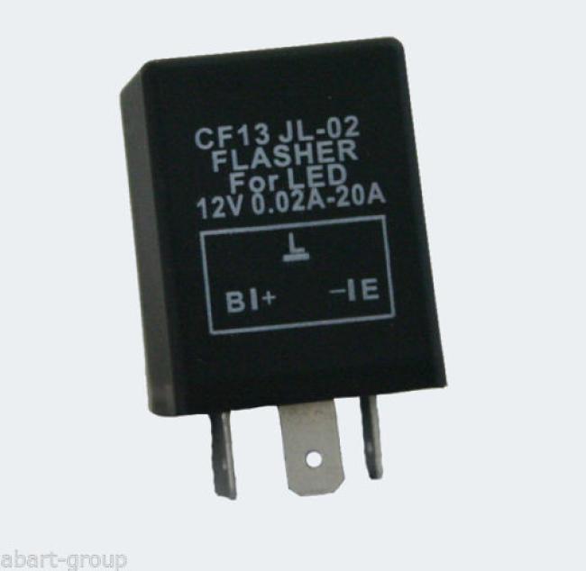 The relay 12V LED indicator, universal flasher relay