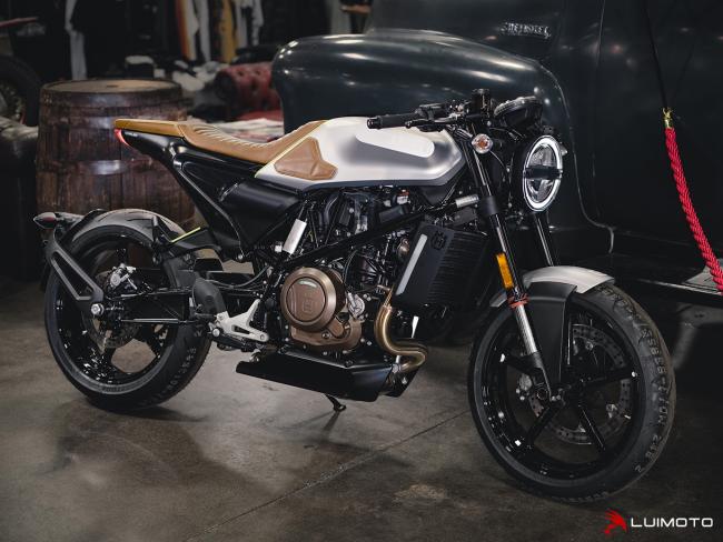 Luimoto Sitzbankbezug Classic Fahrer für Husqvarna Vitpilen 701 18-21