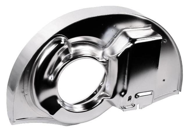 Fan shroud "Ovali 30HP", without air ducts, chrome, Dog-House