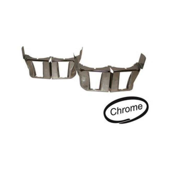 Cooling tins, chrome, set
