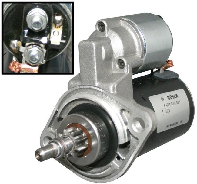New Starter motor, 12 Volt BOSCH
