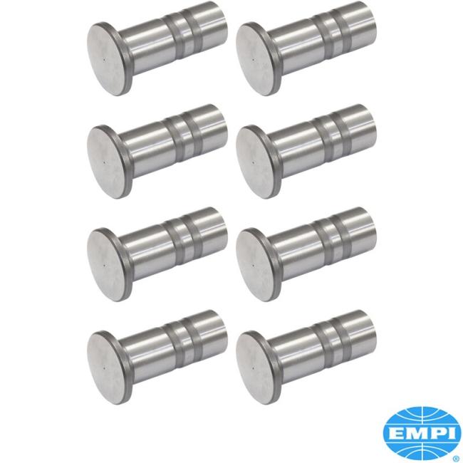 EMPI Stösselsatz ohne Ölloch, 1-Piece, Racing, Leichtgewicht, 30 mm, 8 Stück