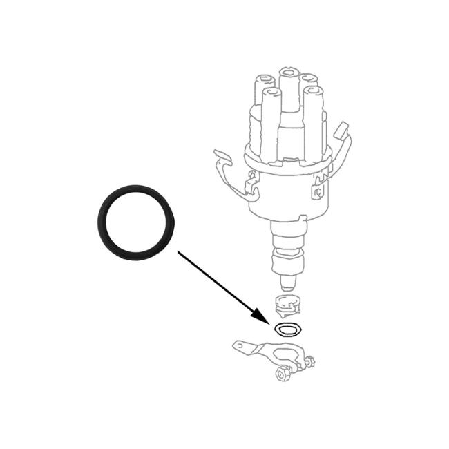 Zündverteiler O-Ring für  VW Typ1 / Typ3 / Typ4 Motor
