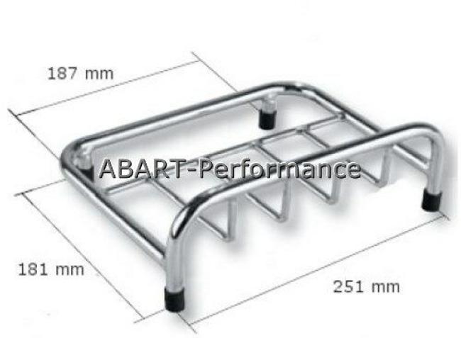 Gepäckträger Chrom 260x180mm