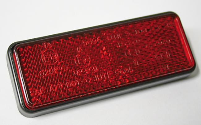 Reflektor, rechteckig 91,5 x 36 mm, E-gepr.