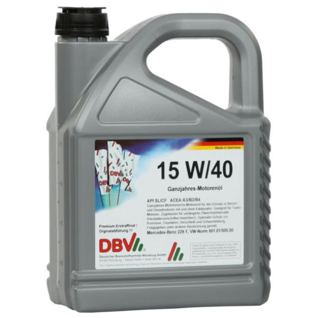 Motoröl SAE 15W/40 5L Kanister (7,99EUR pro 1000ml)