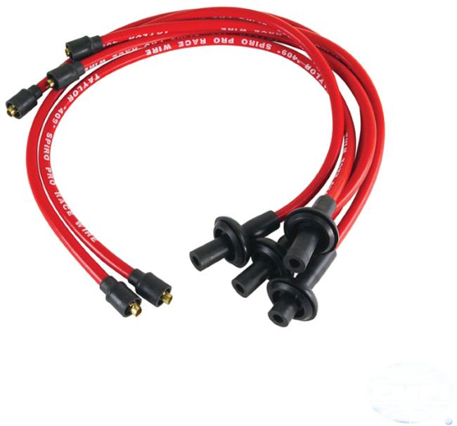 Zündleitungssatz Taylor Spiro Pro 409 race rot  - VW Typ-1 1200-1600ccm Motor
