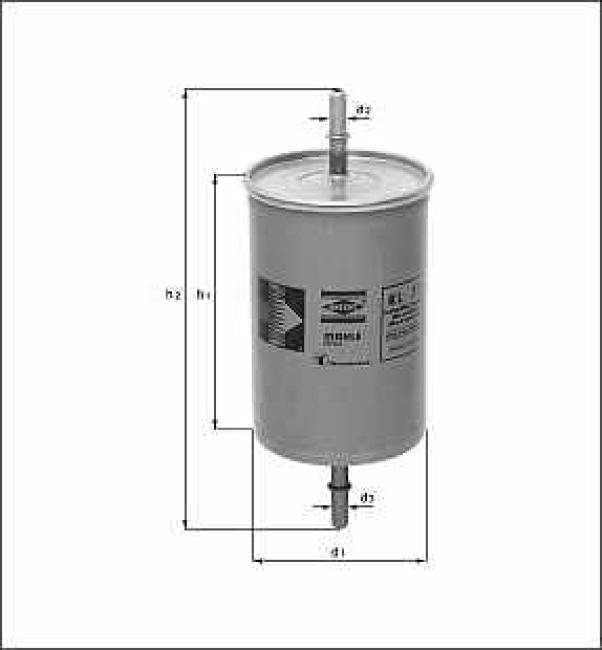 Benzinfilter für VW Käfer 1600i ACD Einspritzmotor
