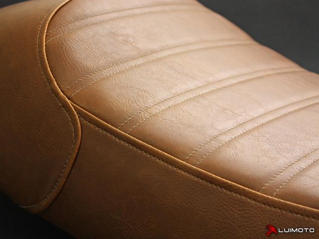 TRIUMPH THRUXTON Vintage Sixty 8 Sitzbankbezug 2004-2014 Diamand Streifennaht
