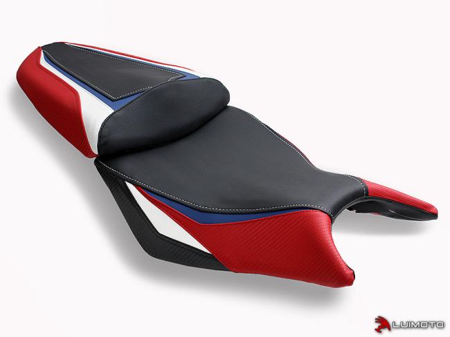 TRI-COLOUR Seat Covers for HONDA CBR 300R 15-16 Front Seat Cover