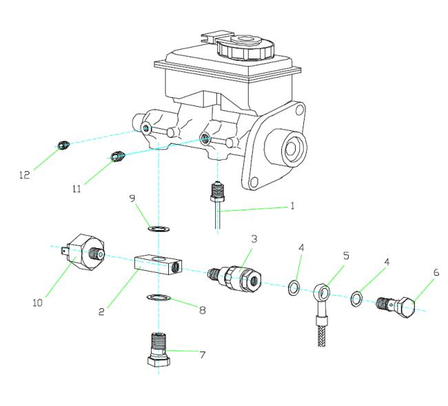 Pressure reduction, 25 bar, 2-circuit No.3