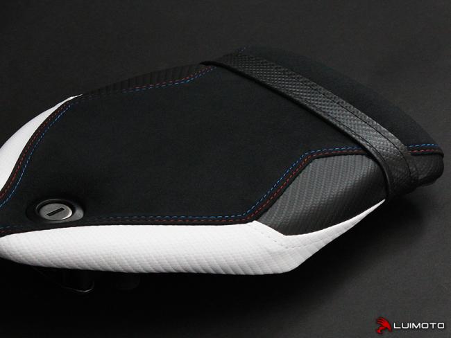 Luimoto Sitzbankbezug Motorsport Beifahrer für BMW S1000R 2014-15 (Komfortsitzbank)