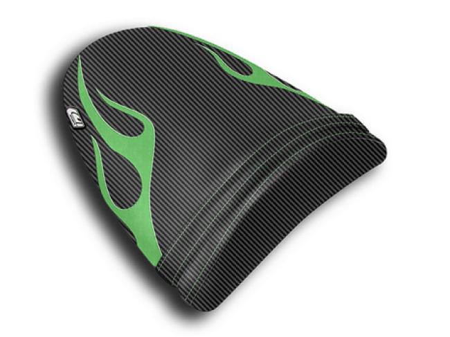 Luimoto Sitzbankbezug Flame Beifahrer für Kawasaki ZX-6R 03-04