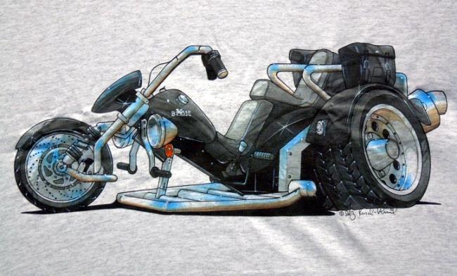 T-Shirt BOOM Trike Chopper II KOOL