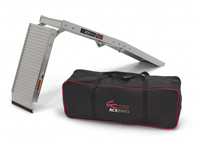 Acebikes Auffahrrampe Alu Kompakt 300kg mit Tasche