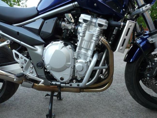 RD-Moto Sturzbügel silber für Suzuki GSF 650 Bandit 2007+